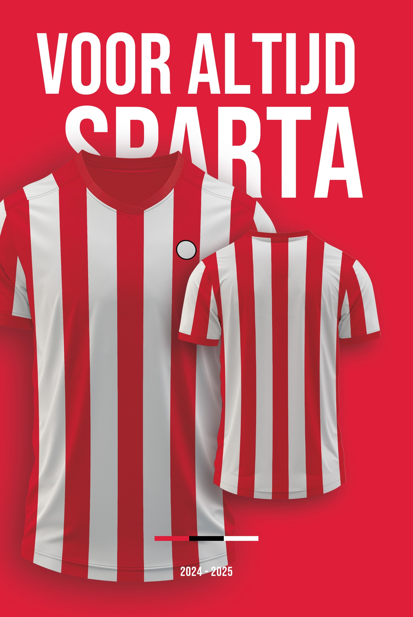 Fußballtrikot Sparta Board mit eigenem Namen und Rückennummer – 2024/2025