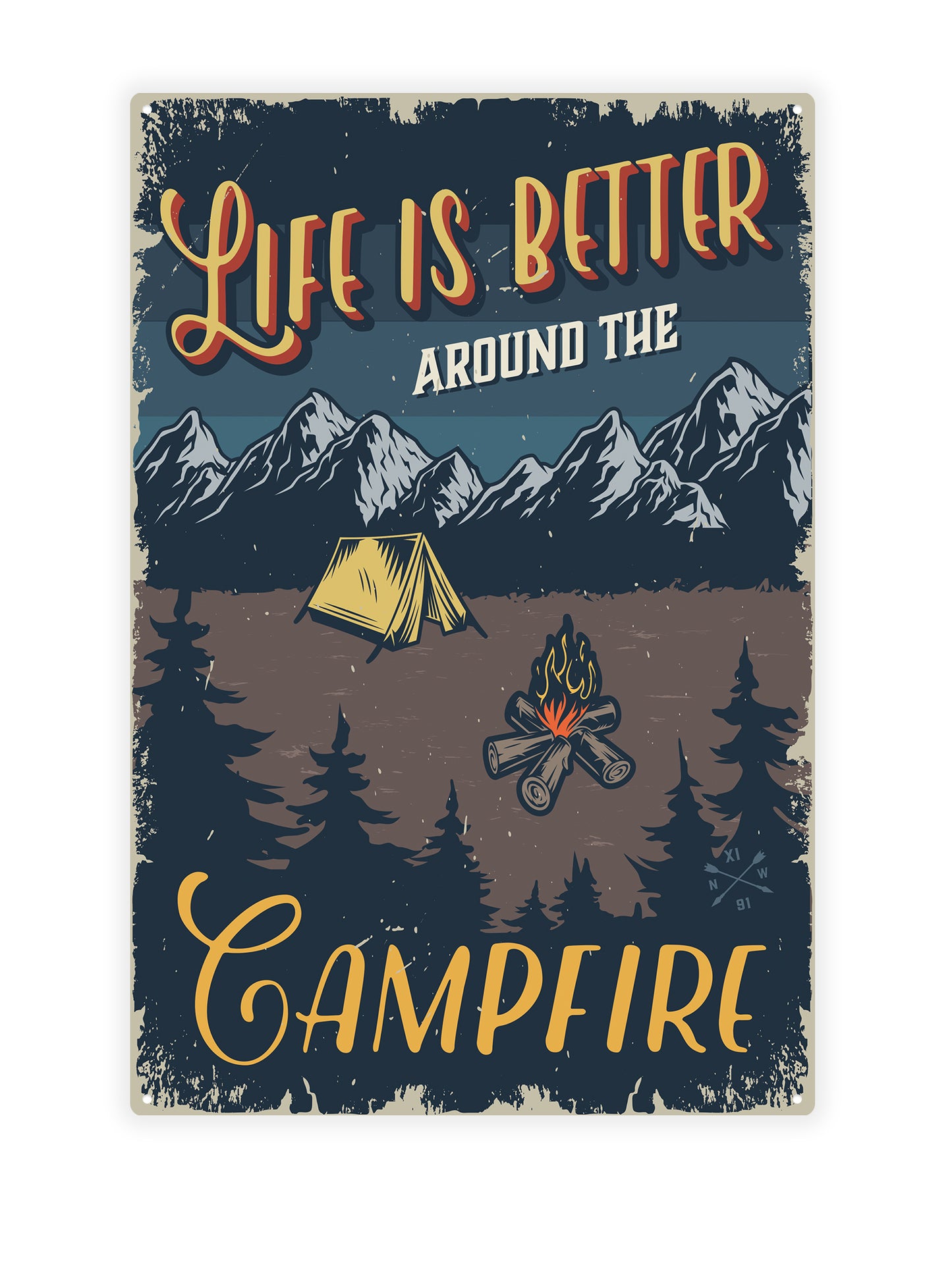 Life is better around the campfire