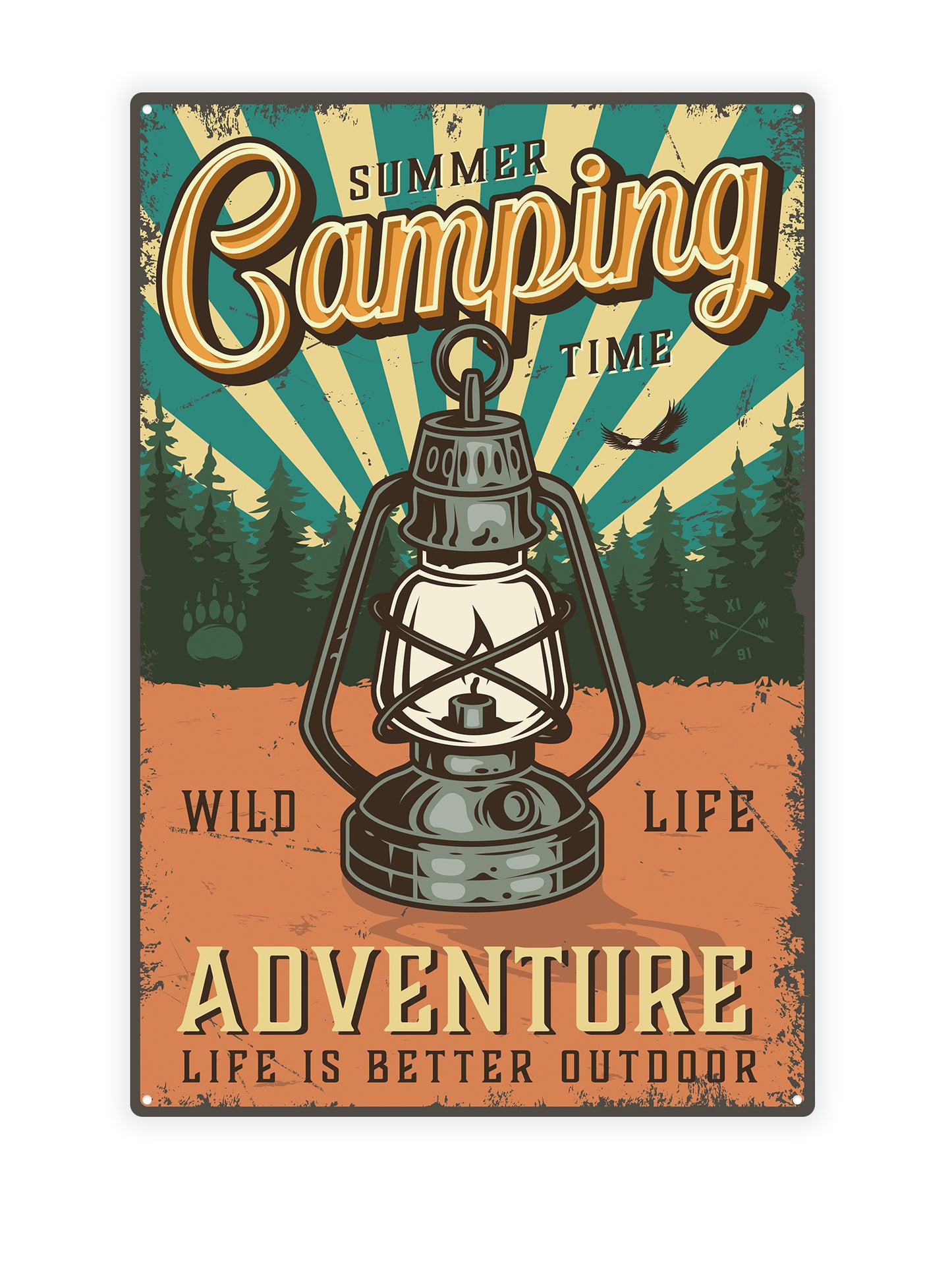 Summer camping time wild life adventure life is better outdoor