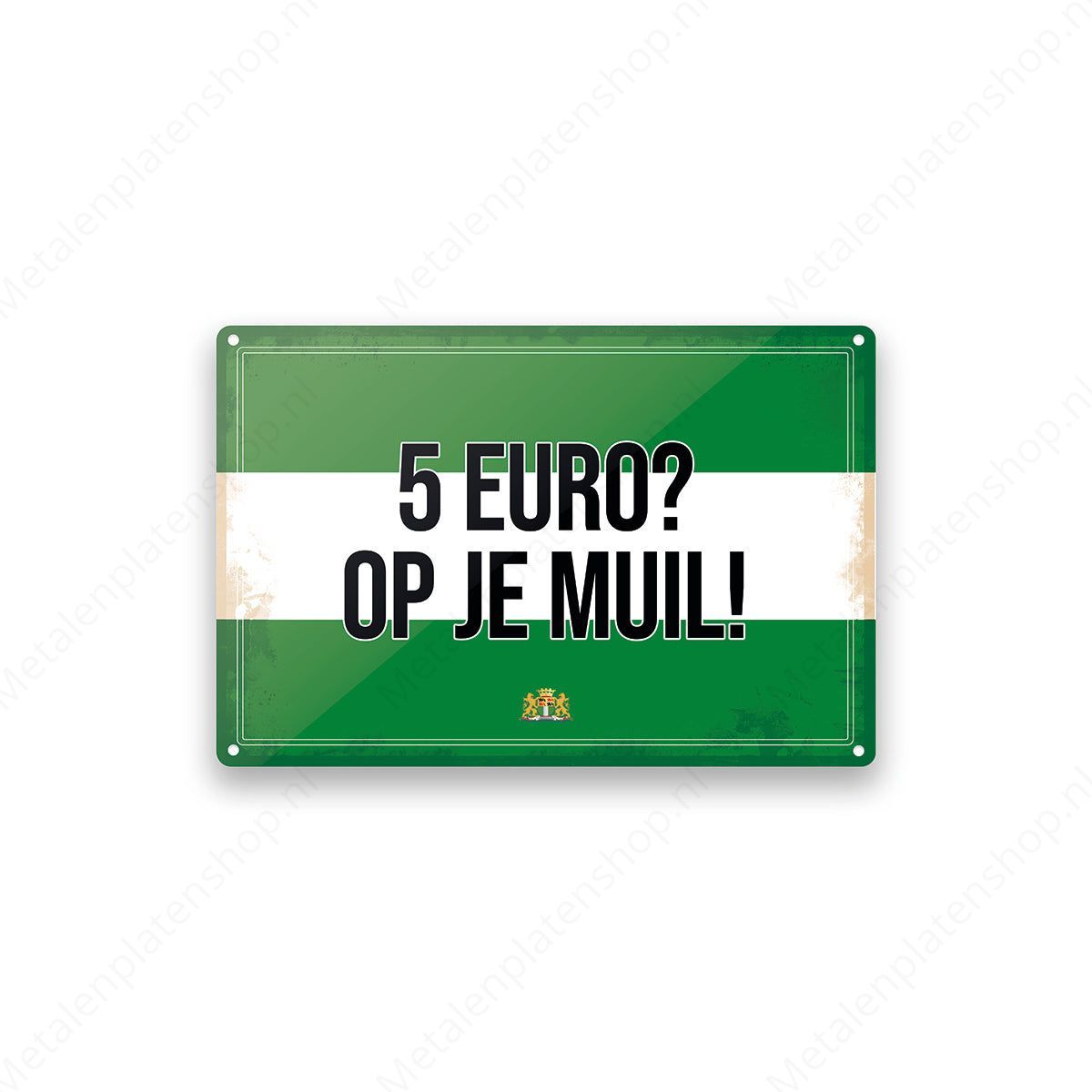 Metal Wall Sign - FC Utrecht - Haller 91 Shirt