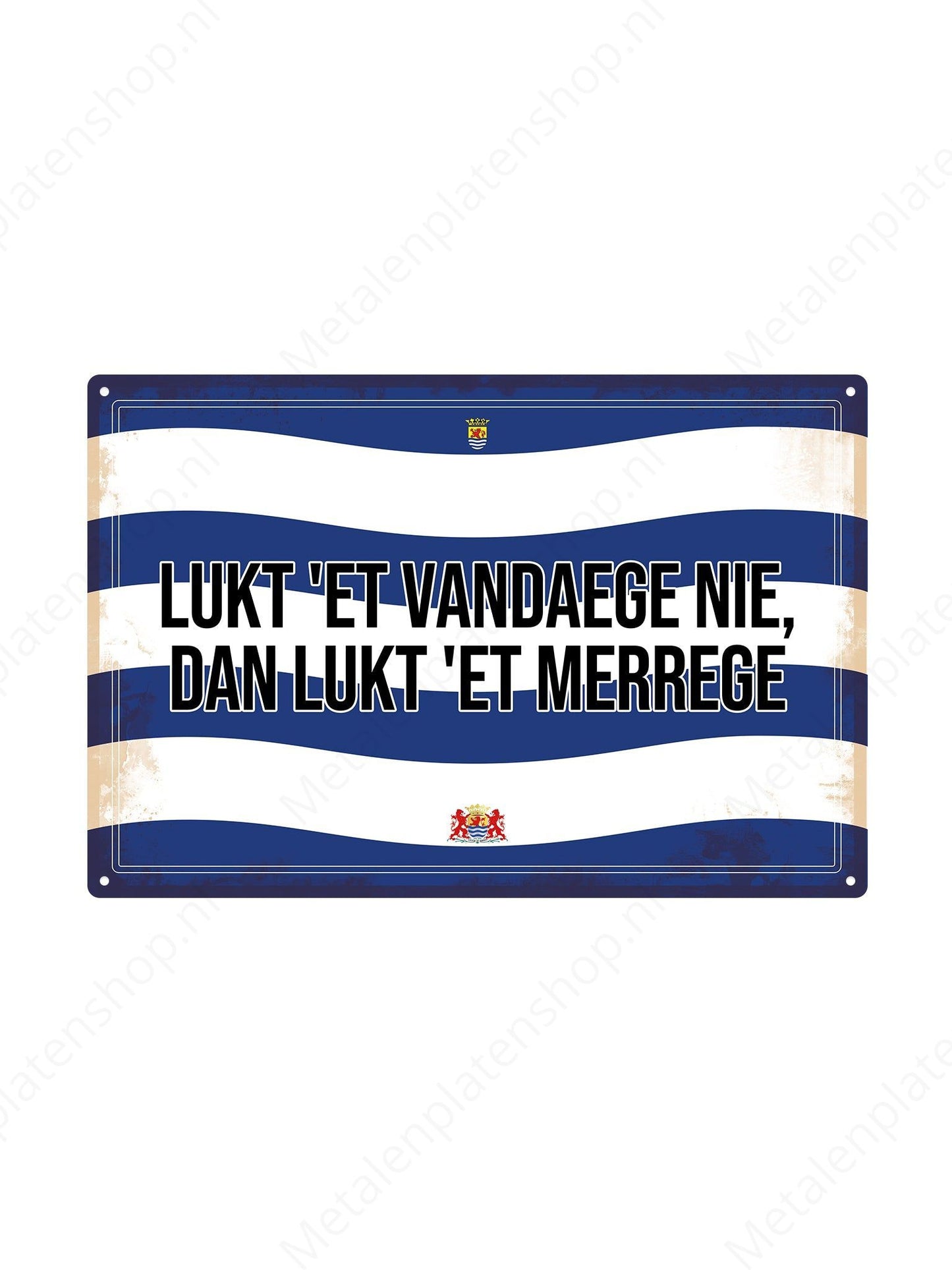 Lukt 'et vandaege nie, dan lukt 'et merrege - Zeeuwse Teksten - Zeeland