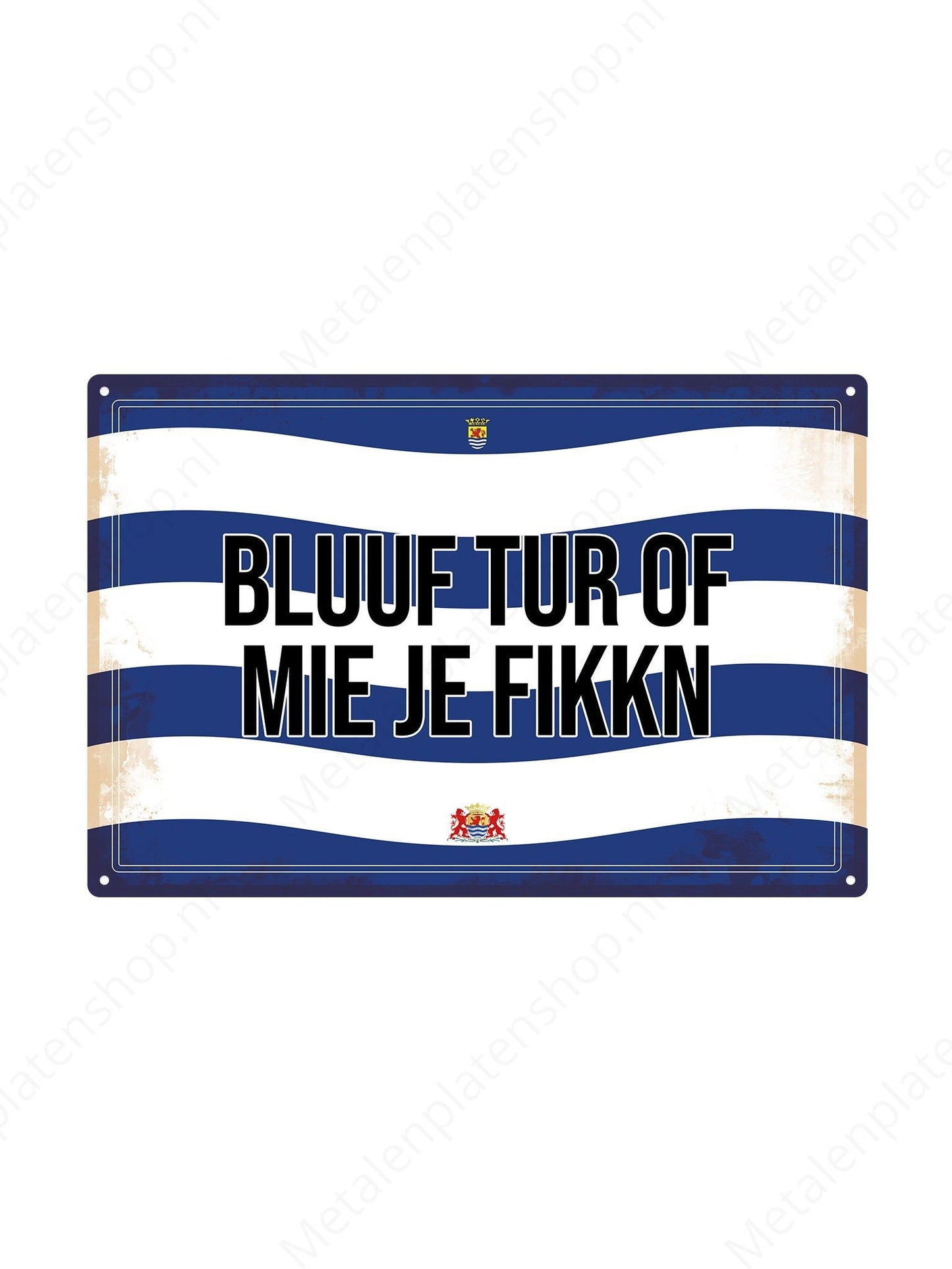 Bluuf tur of mie je fikkn - Zeeuwse Teksten - Zeeland