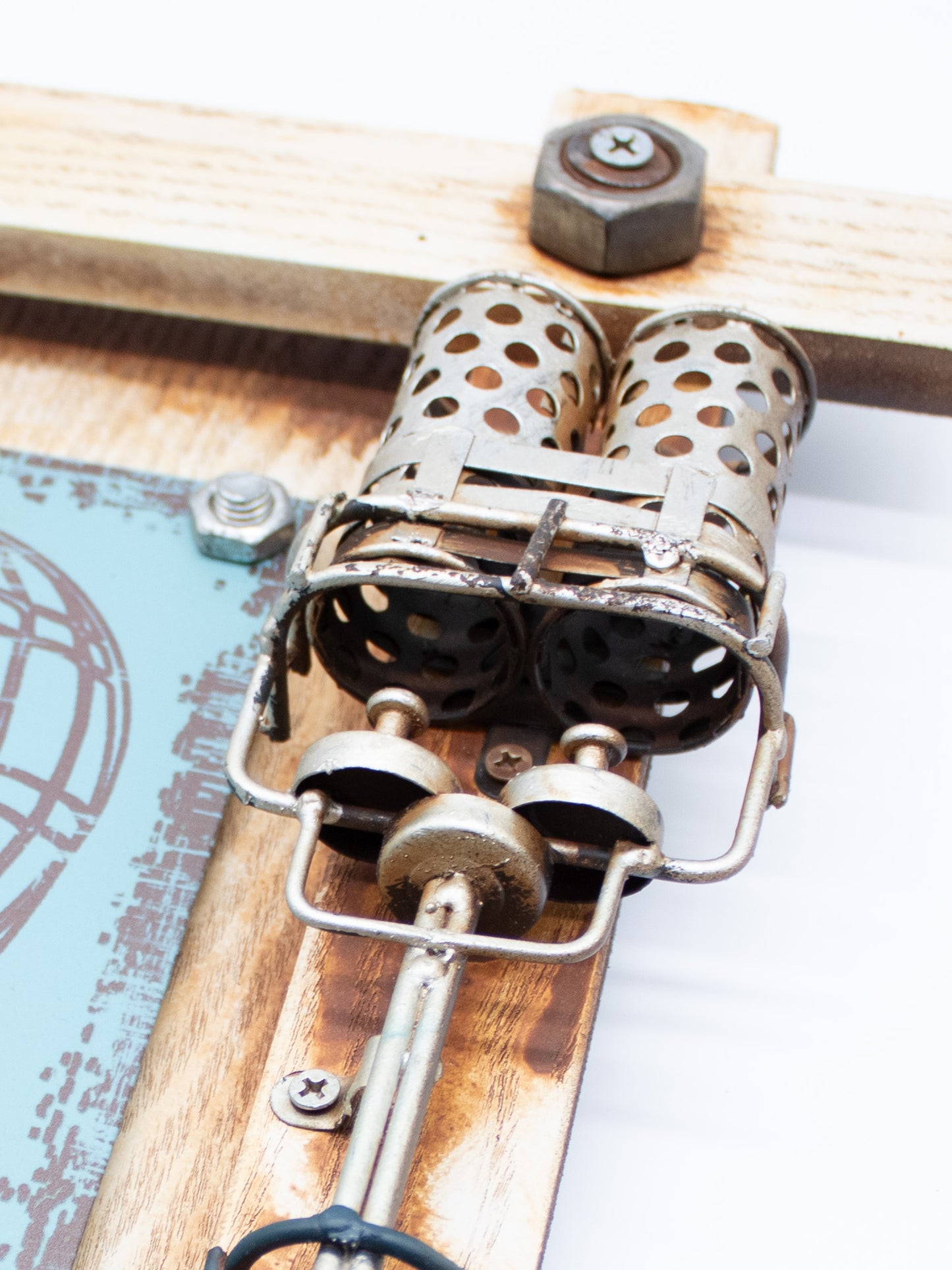 Metallkalender - Heißluftballon - 57,5x40cm