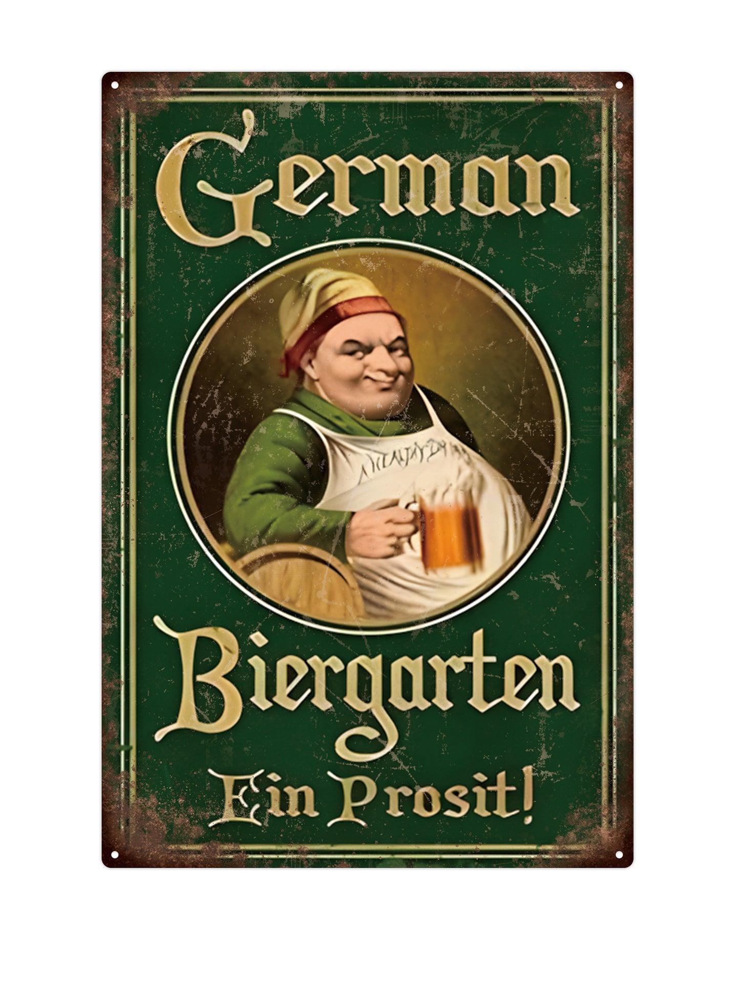 German Biergarten Ein Prosit! - Metal Wall Sign