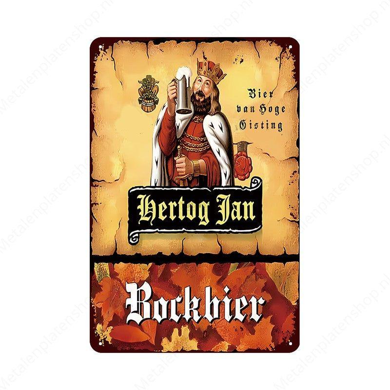 Hertog Jan Bockbier - Metal Wall Sign