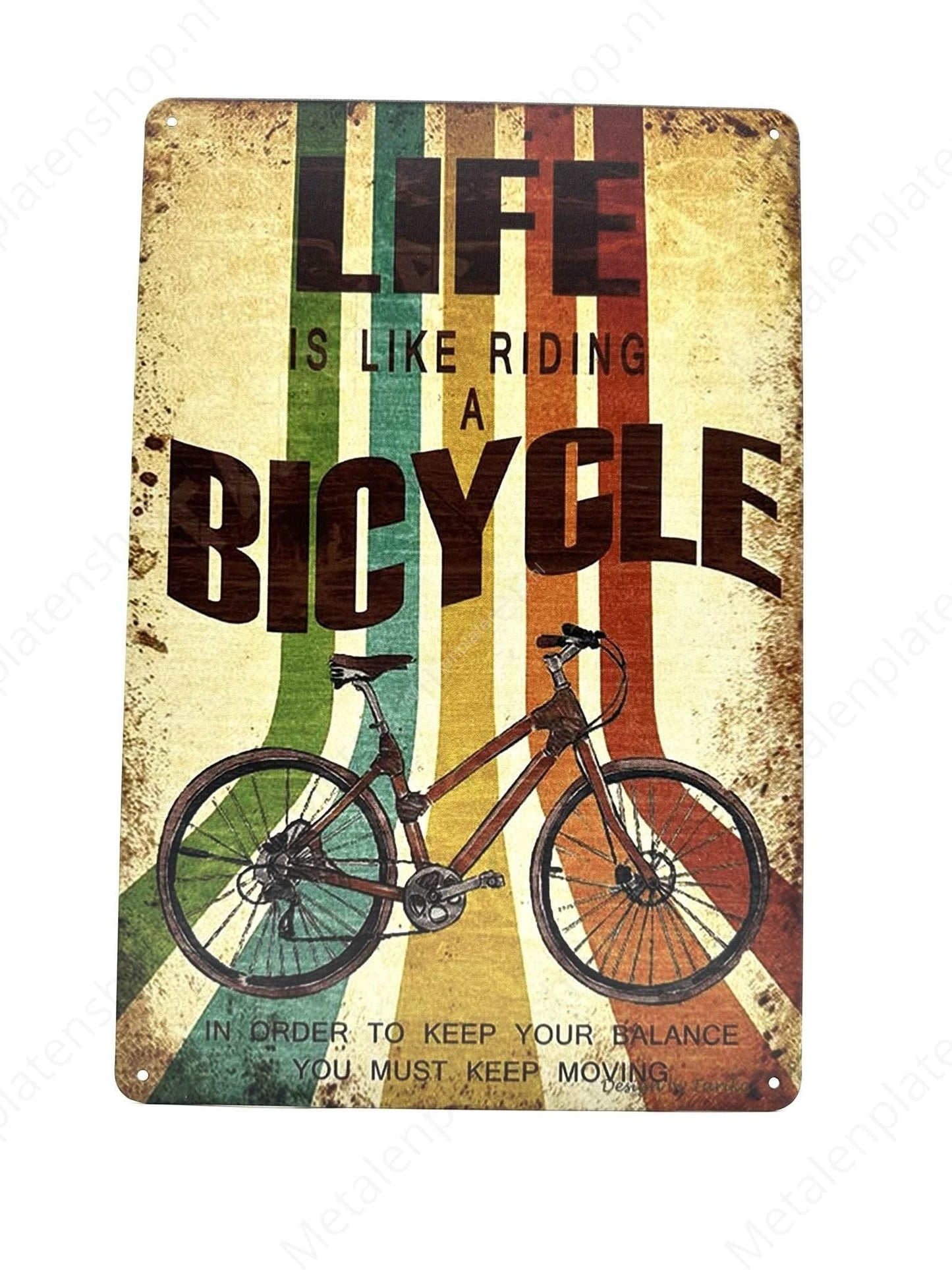 Life is like riding a bicycle