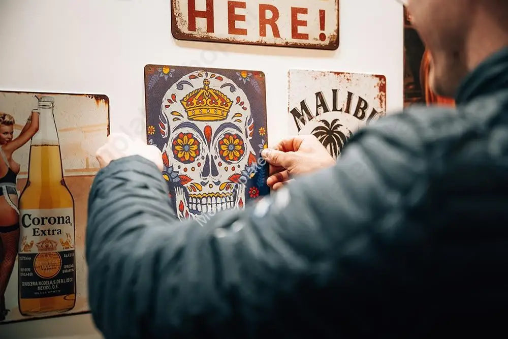 "Corona Extra La Cerveza Mas Fina - Bier - Metalen Wandbord Metaalbord"