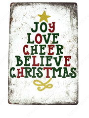 "Joy Love Cheers - Kerst"