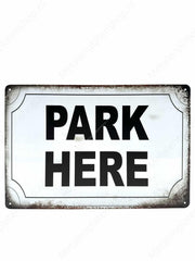 "Park Here"