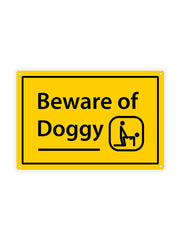 "Beware of doggy"