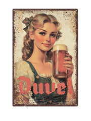 "Duvel Metalen Wandbord"