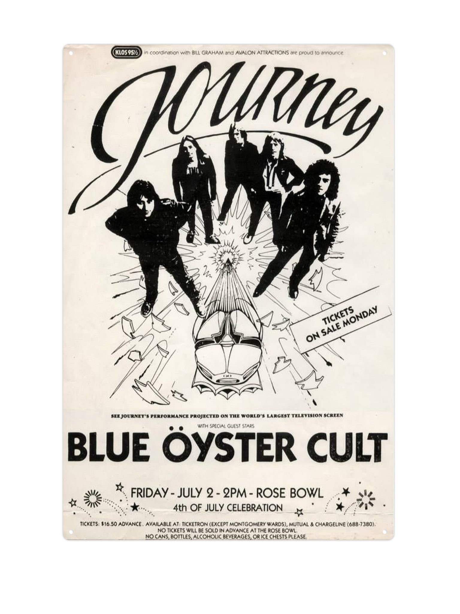 "Journey blue oyster cult"
