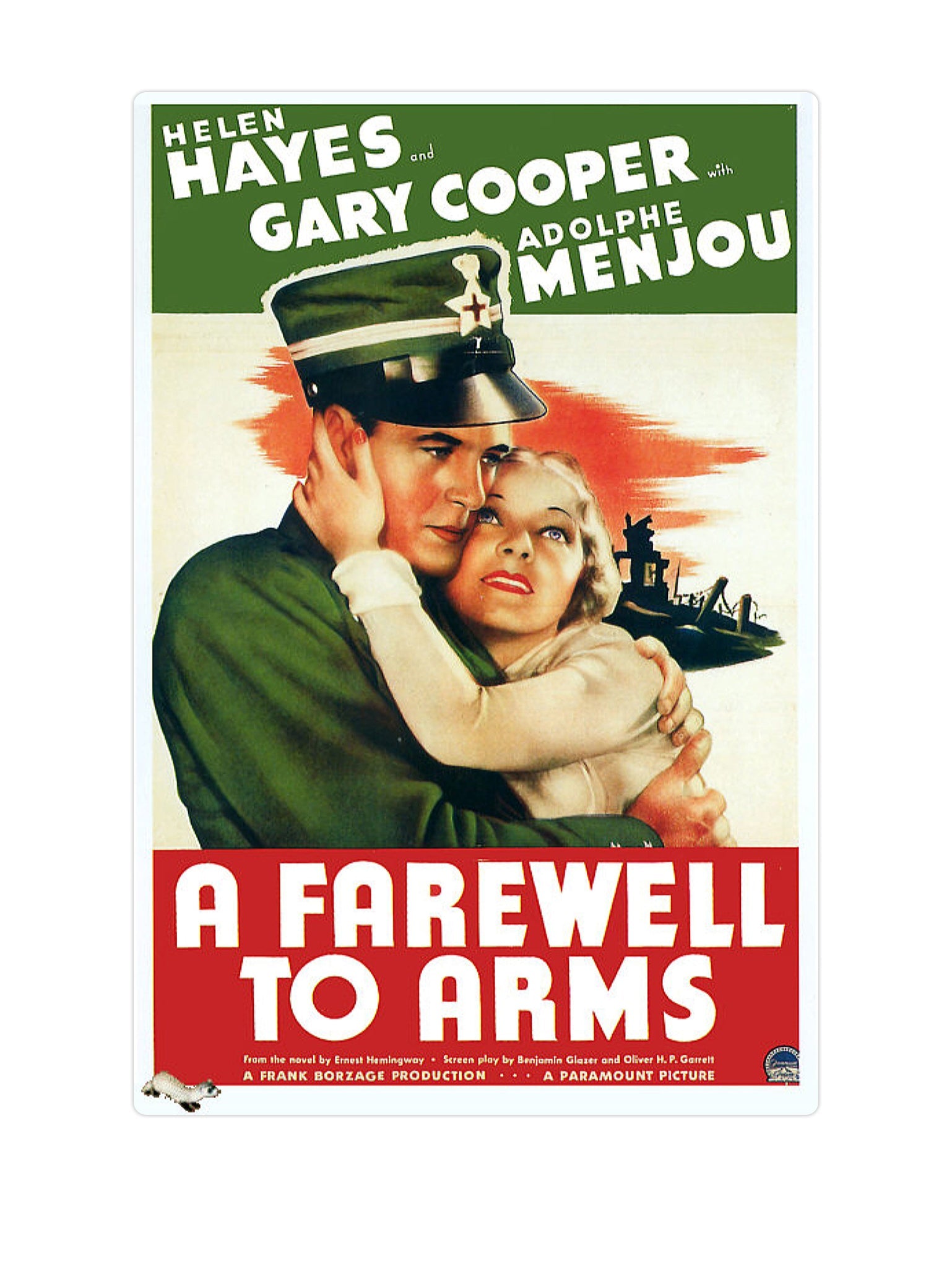 "A farewell to arms"