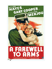 "A farewell to arms"