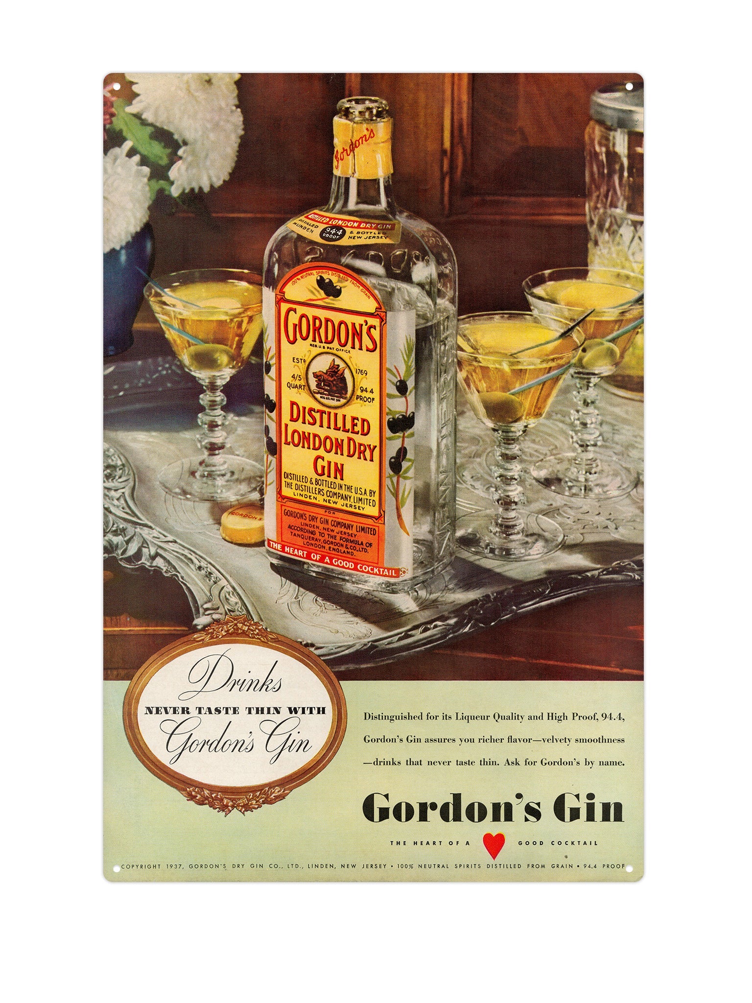 "Gordon's Gin"
