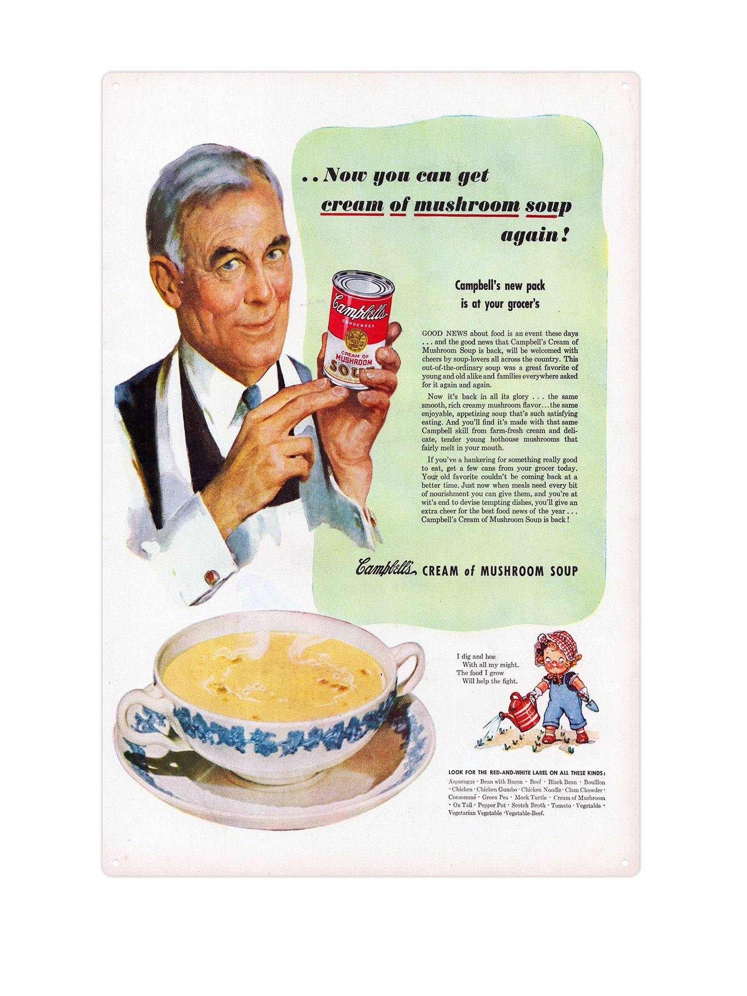 "Campells Mushroom Soup"