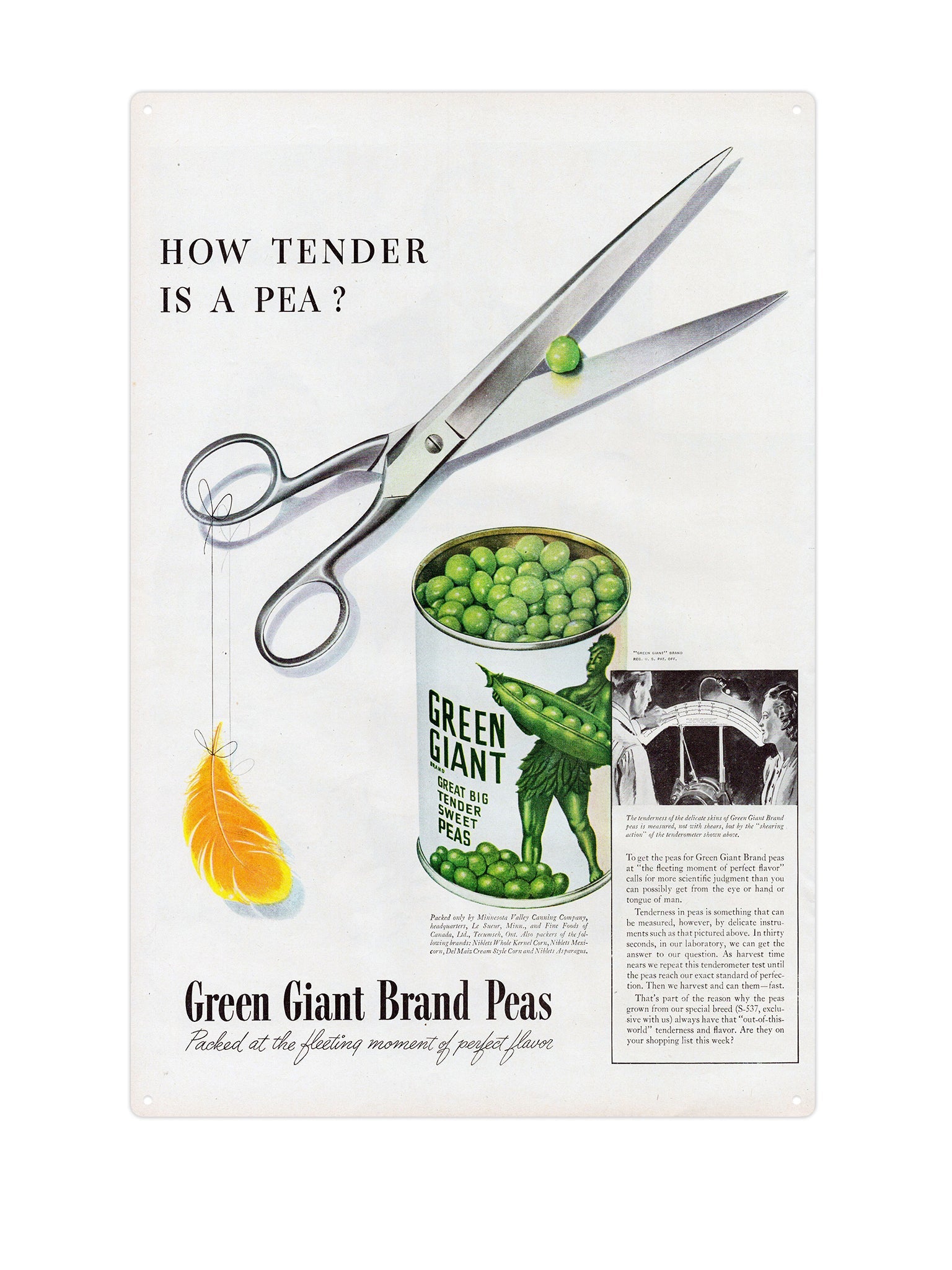 "Green Giant Peas"