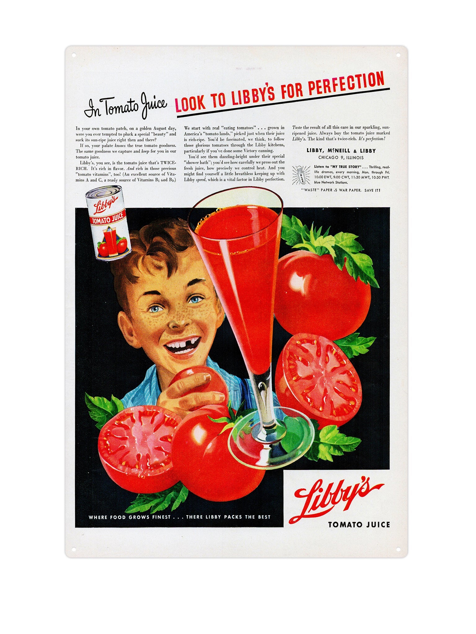 "Libby's Tomato Juice"