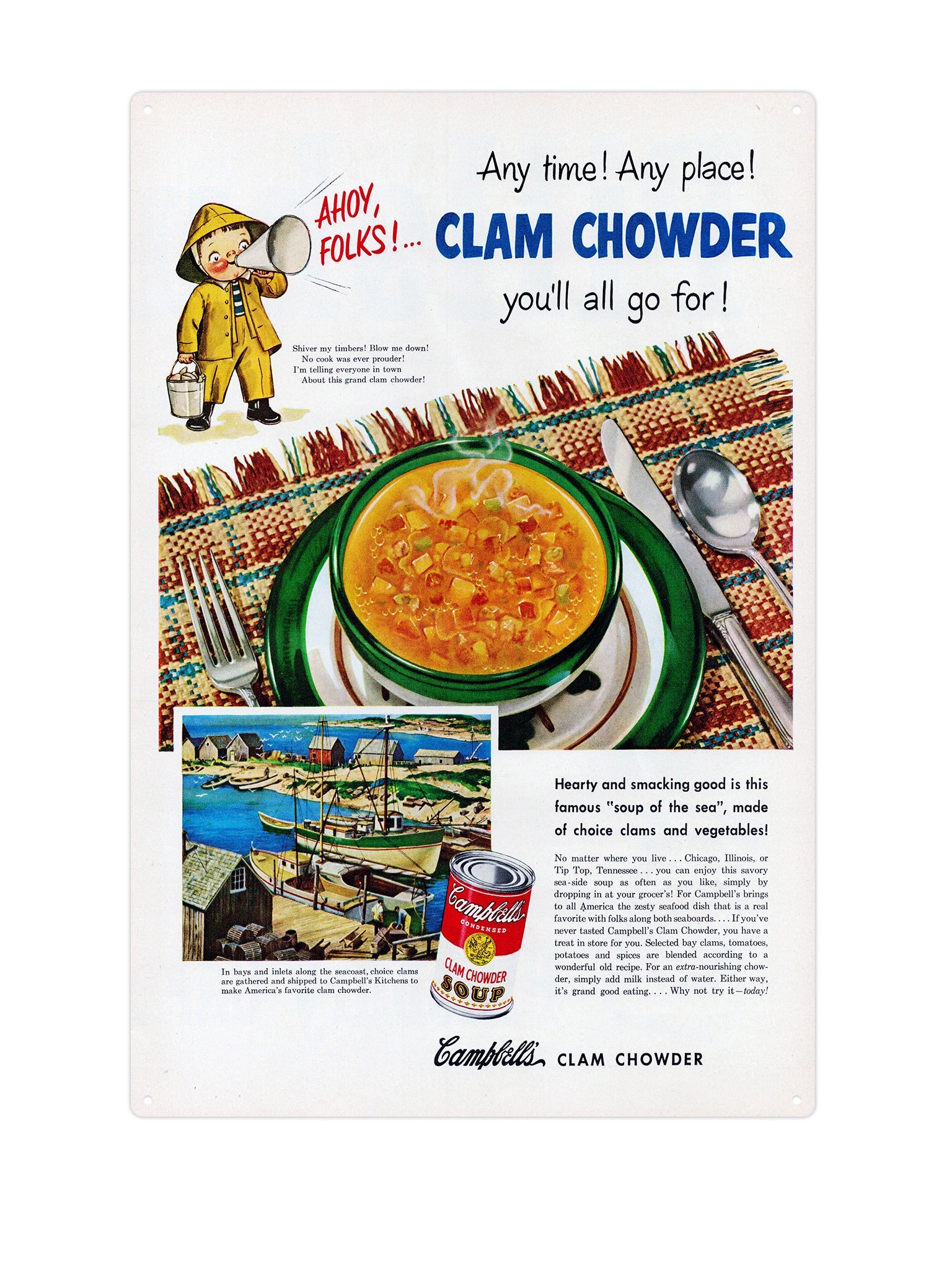 "Clam Chowder Campells"