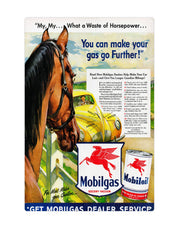 "Mobilgas make your gas go further"