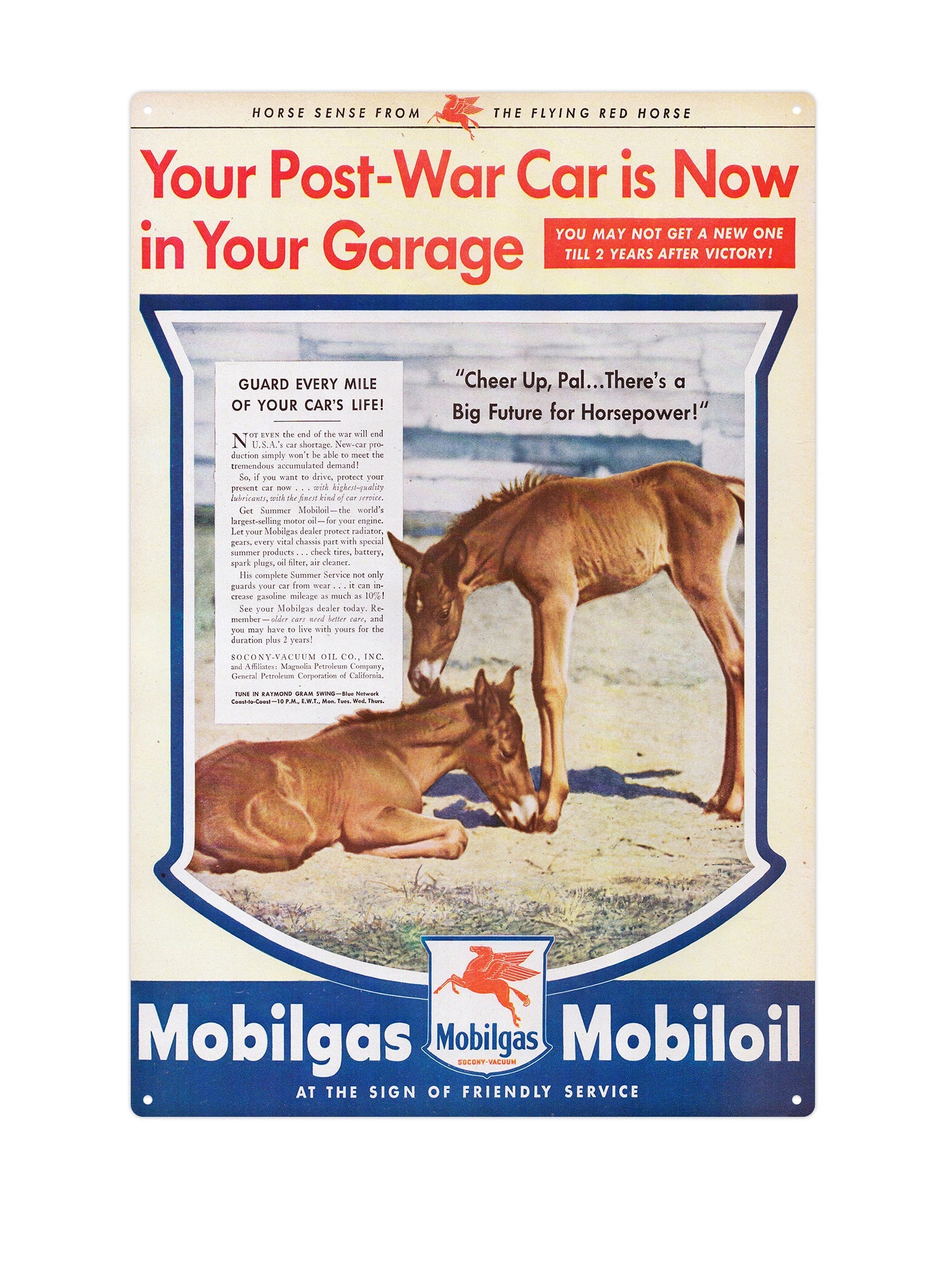"Mobiloil Post-War Car"