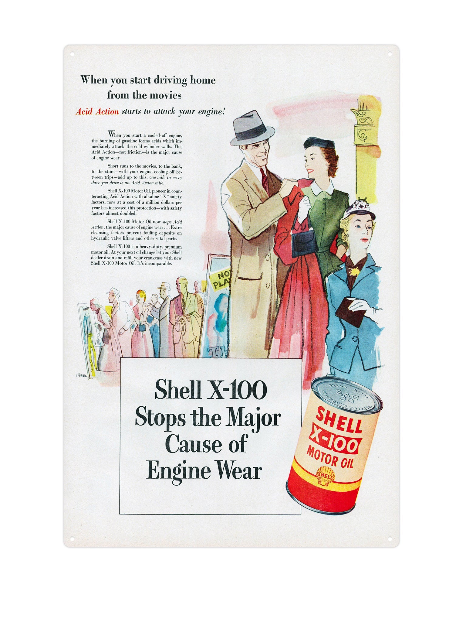 "Shell Stops the major cause of engine wear"