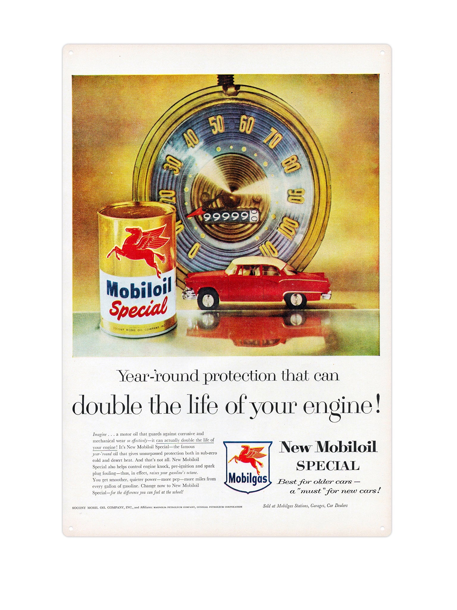 "Mobiloil ad"