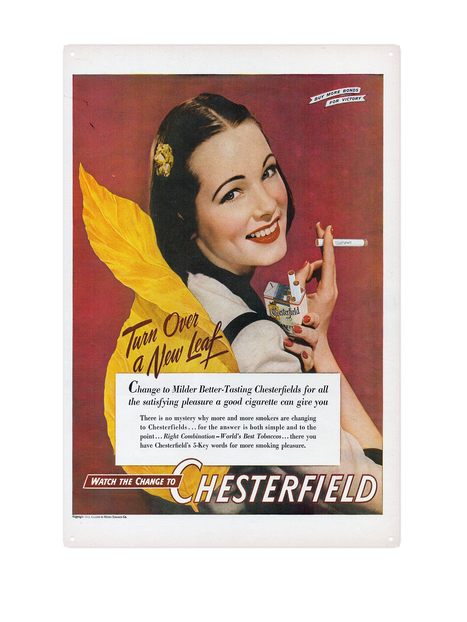 "Chesterfield Turn over a new leaf"