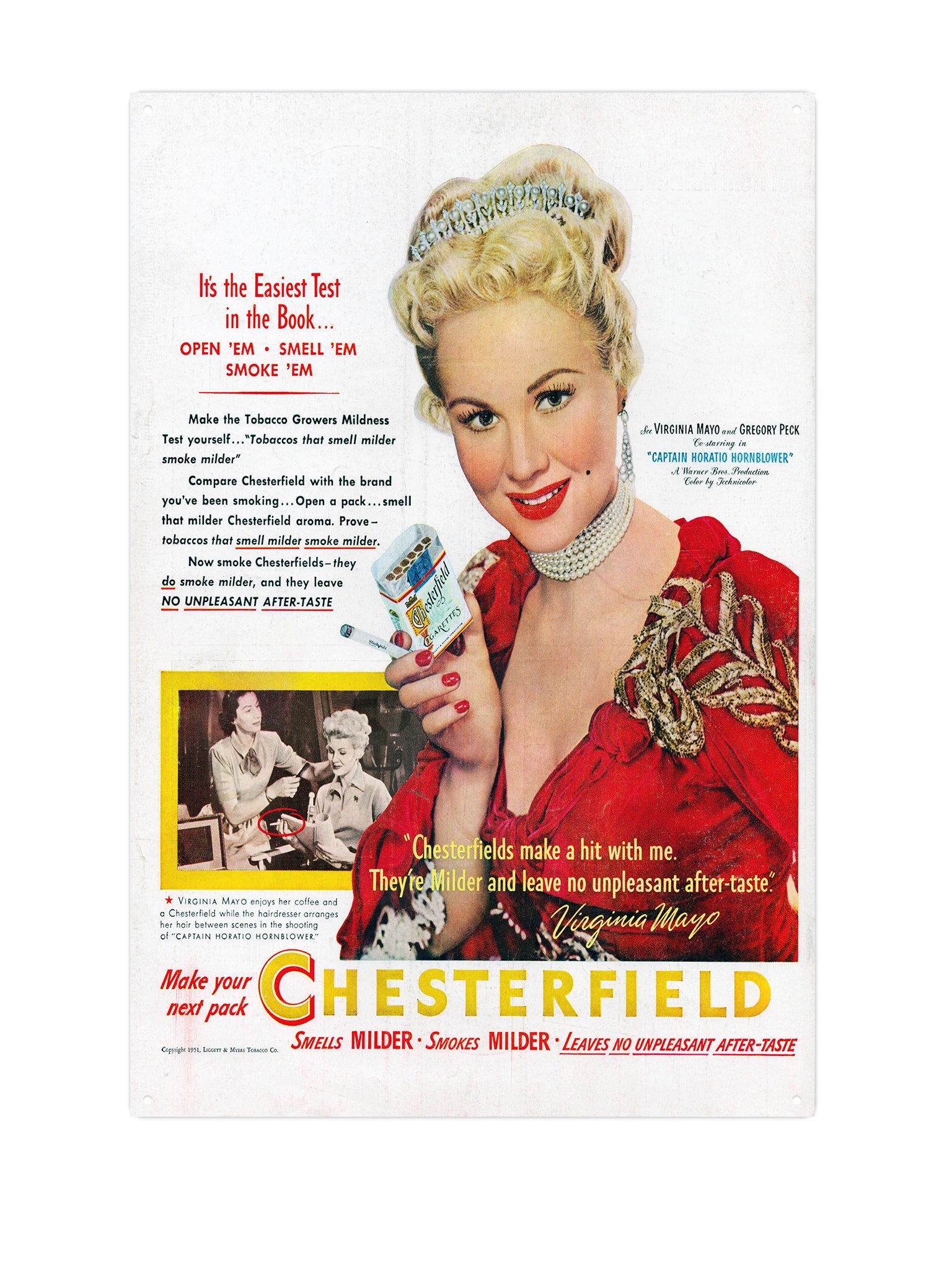 "Chesterfield vintage ad"