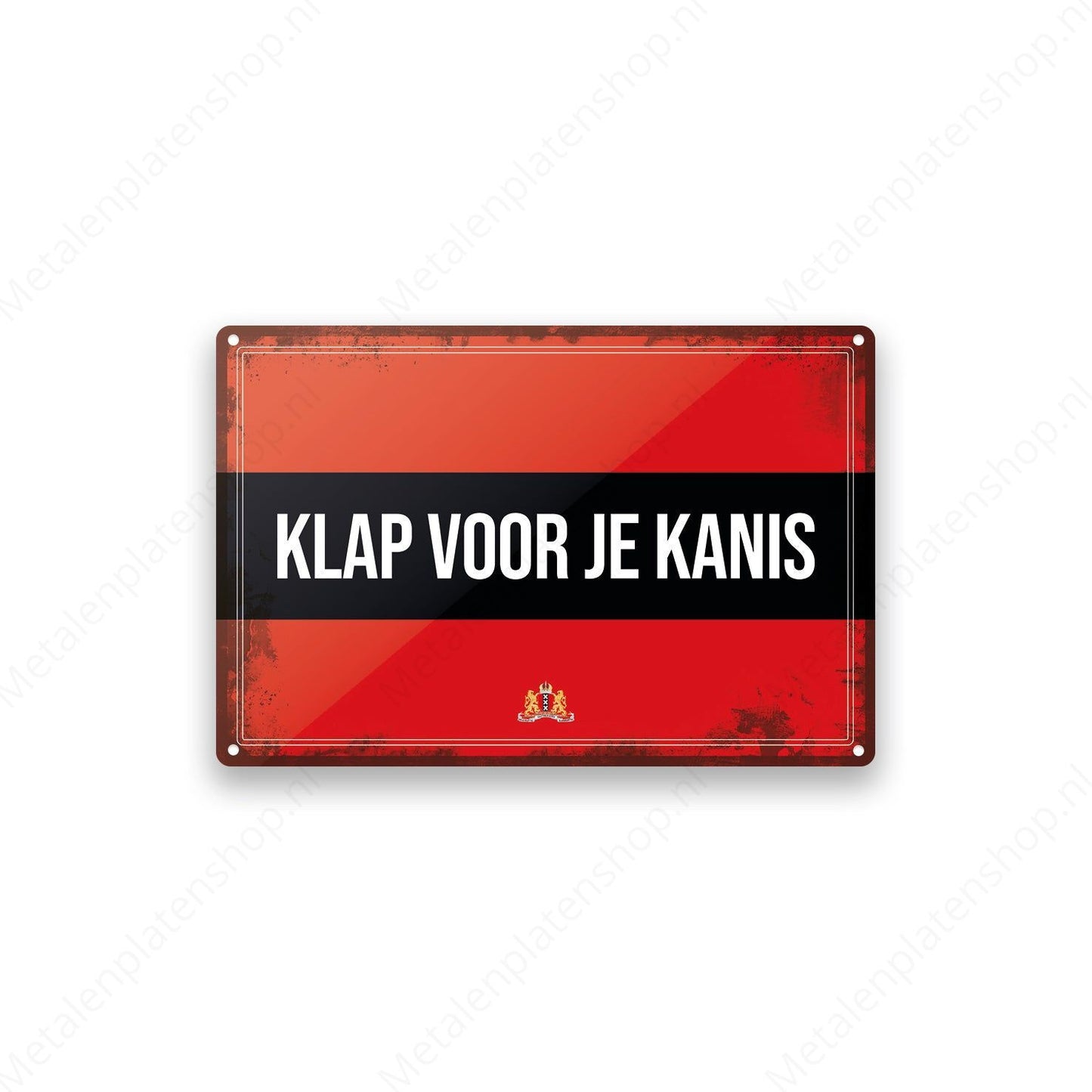 Klap voor je kanus - Amsterdams Bord