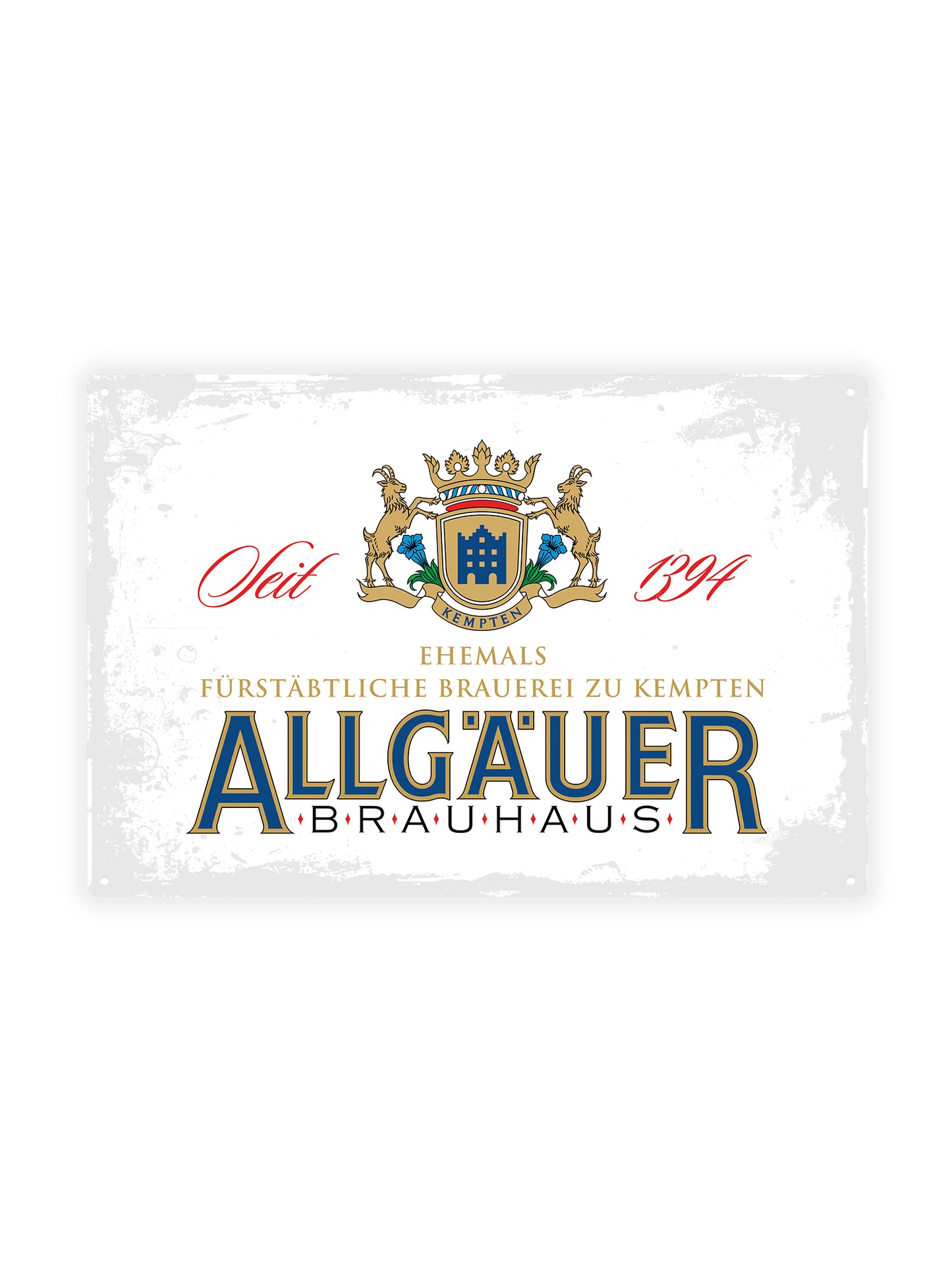 Allgauer Brauhaus - Metal Wall Sign