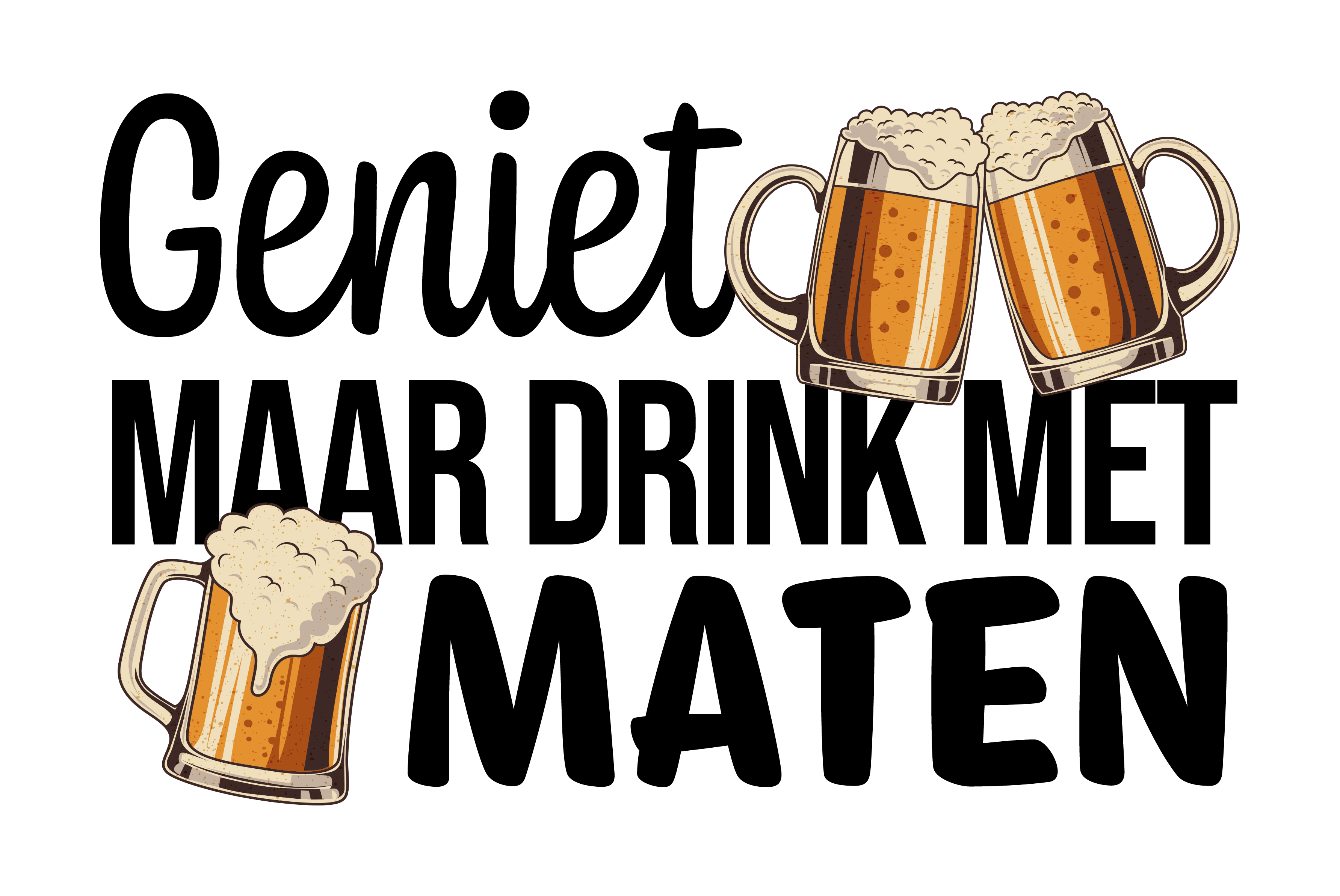 Geniet maar drink met maten - Cafe Bord