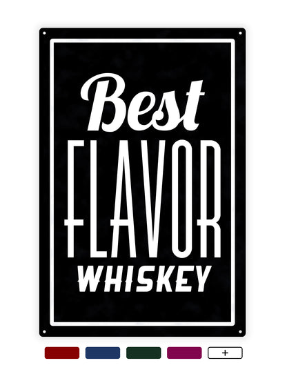 Best flavor whiskey - Cafe sign