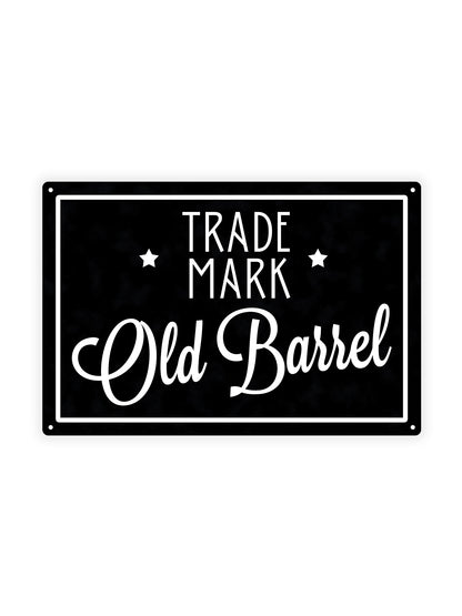 Trade mark old barrel - Cafe sign 