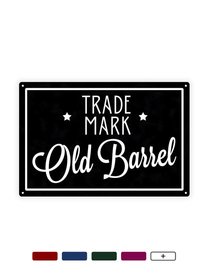 Trade mark old barrel - Cafe sign 