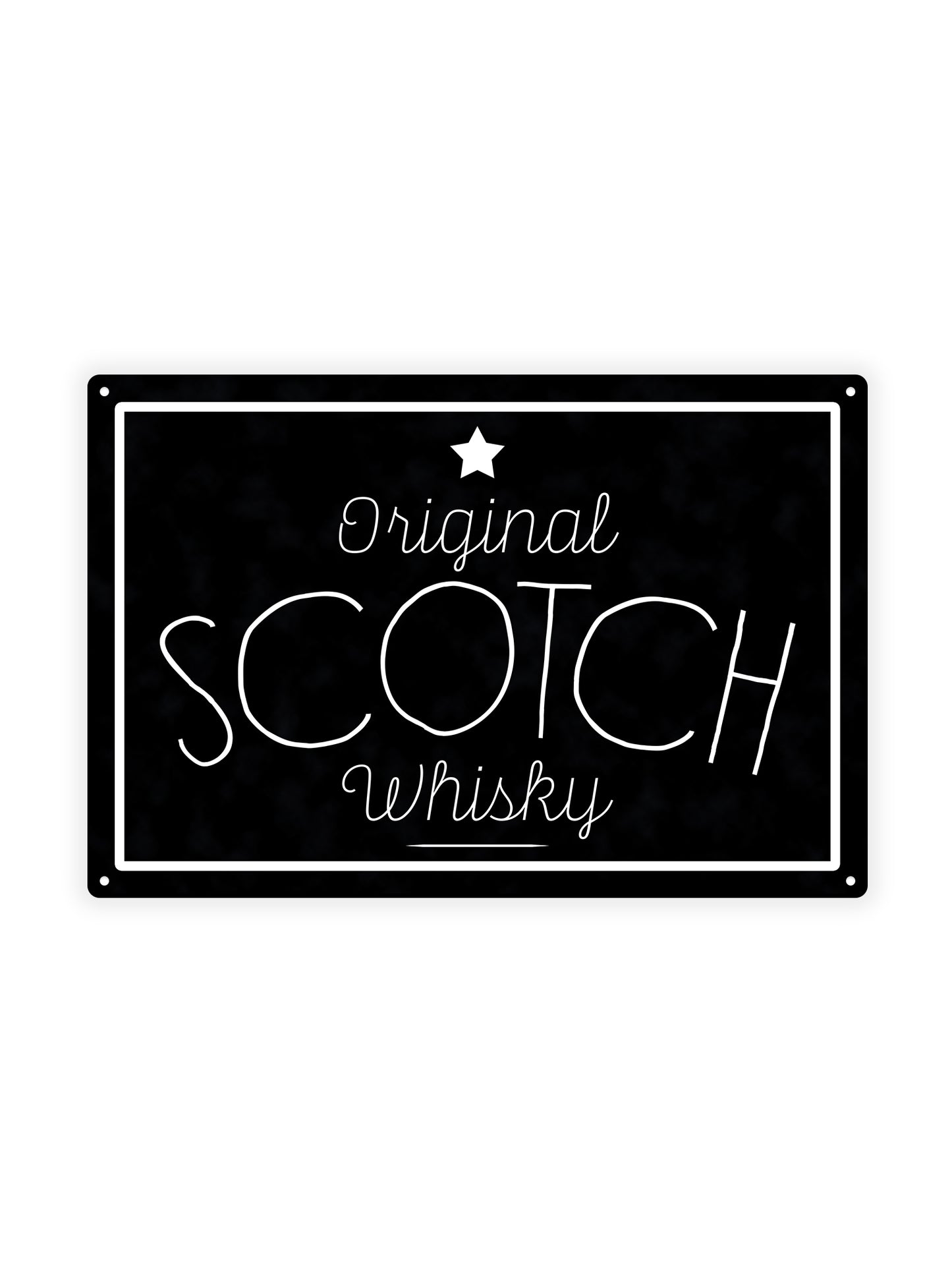 Original Scotch whiskey - Cafe sign