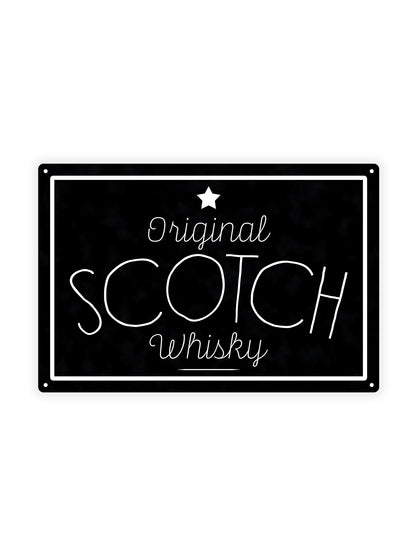 Original Scotch whiskey - Cafe sign