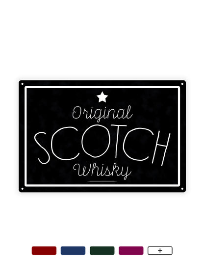 Original Scotch whiskey - Cafe sign