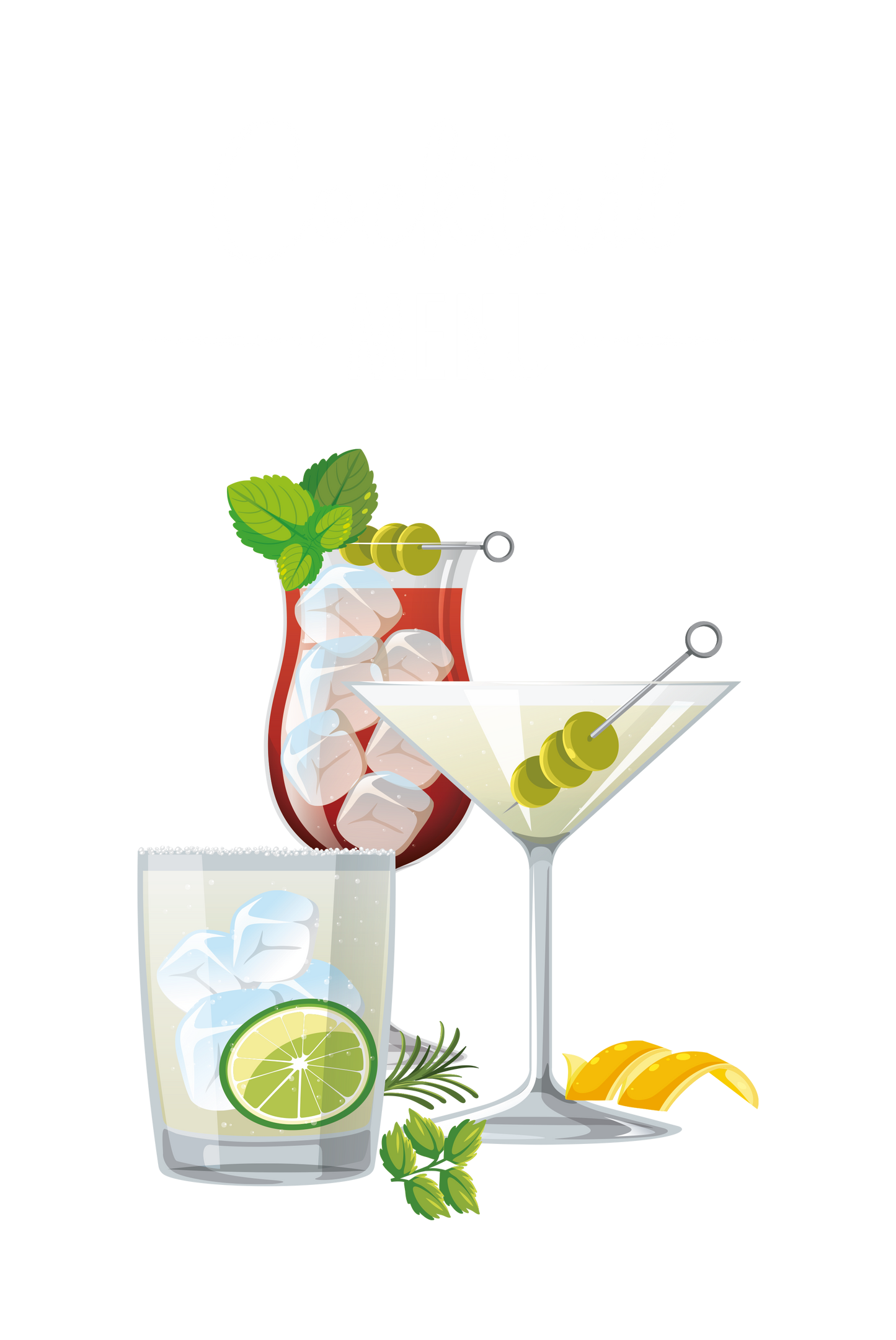 Cocktail menu - Cafe board