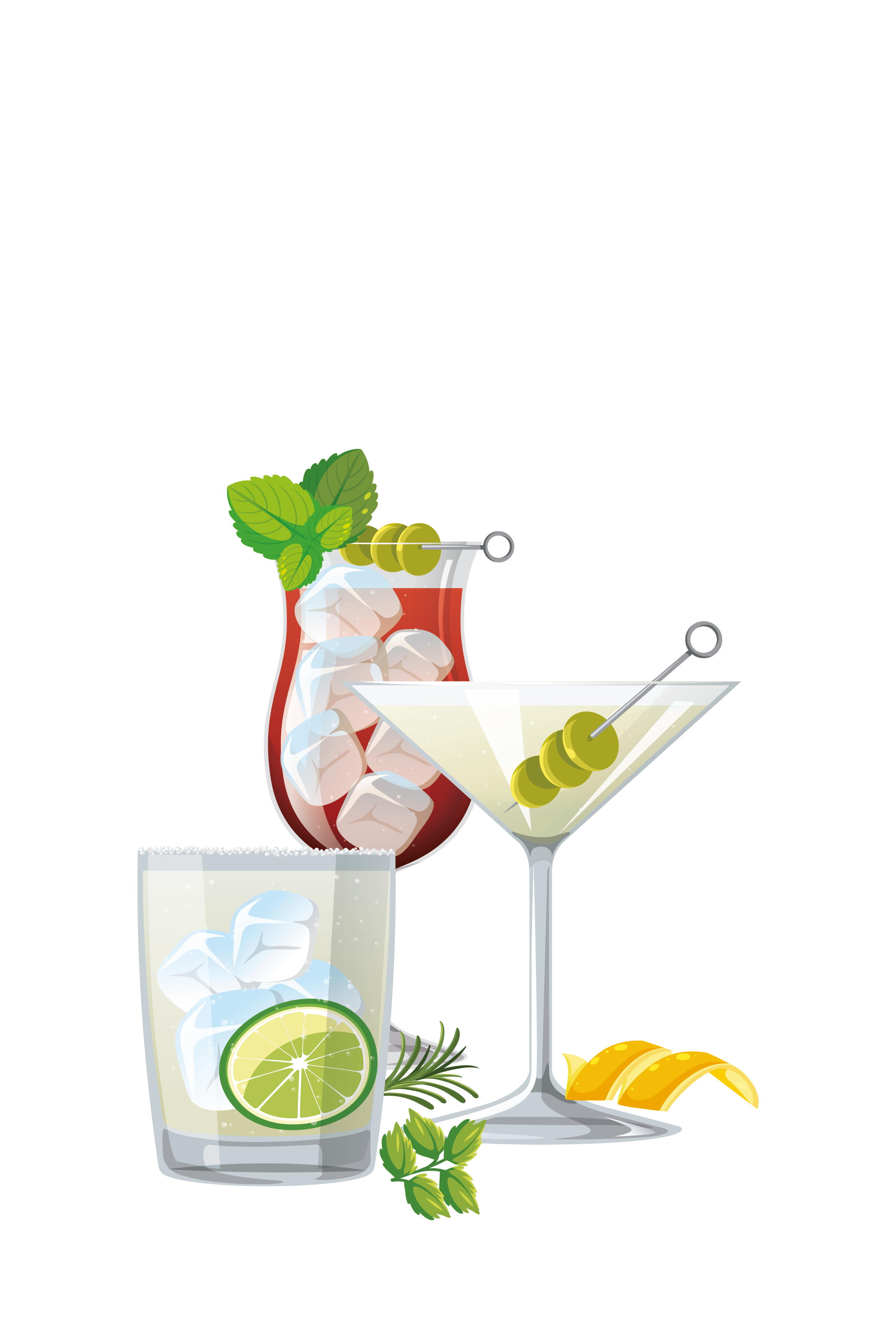 Cocktailkarte - Cafe-Schild