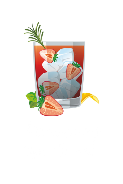 Strawberry gin smash - Cafe sign 
