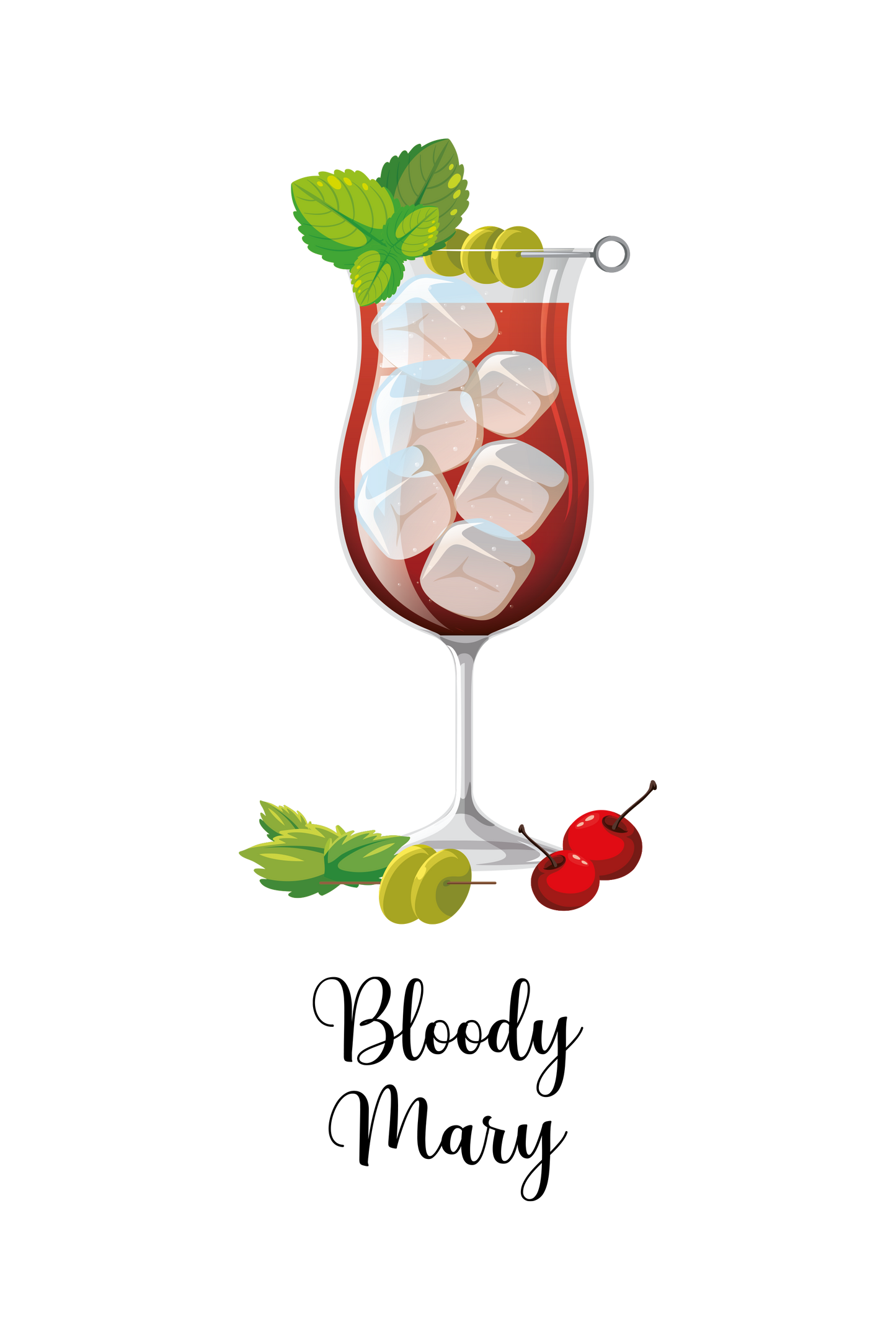 Bloody Mary - Cafe plate