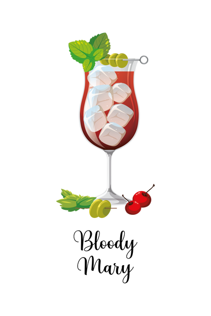 Bloody Mary - Cafe plate