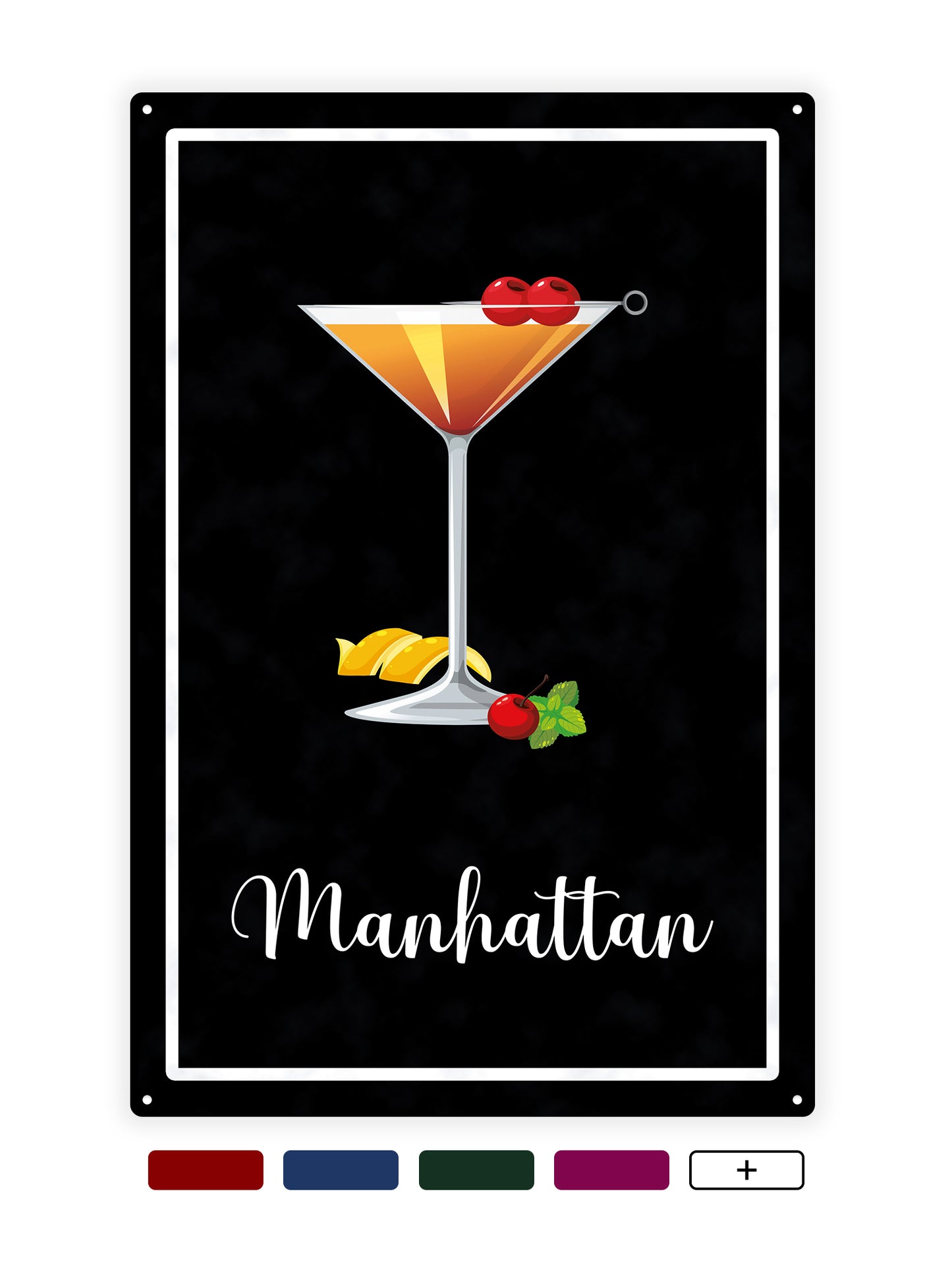 Manhattan - Cafe plate