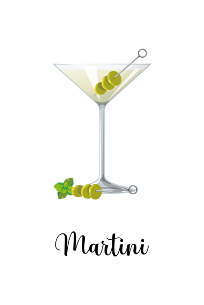 Martini - Cafe plate