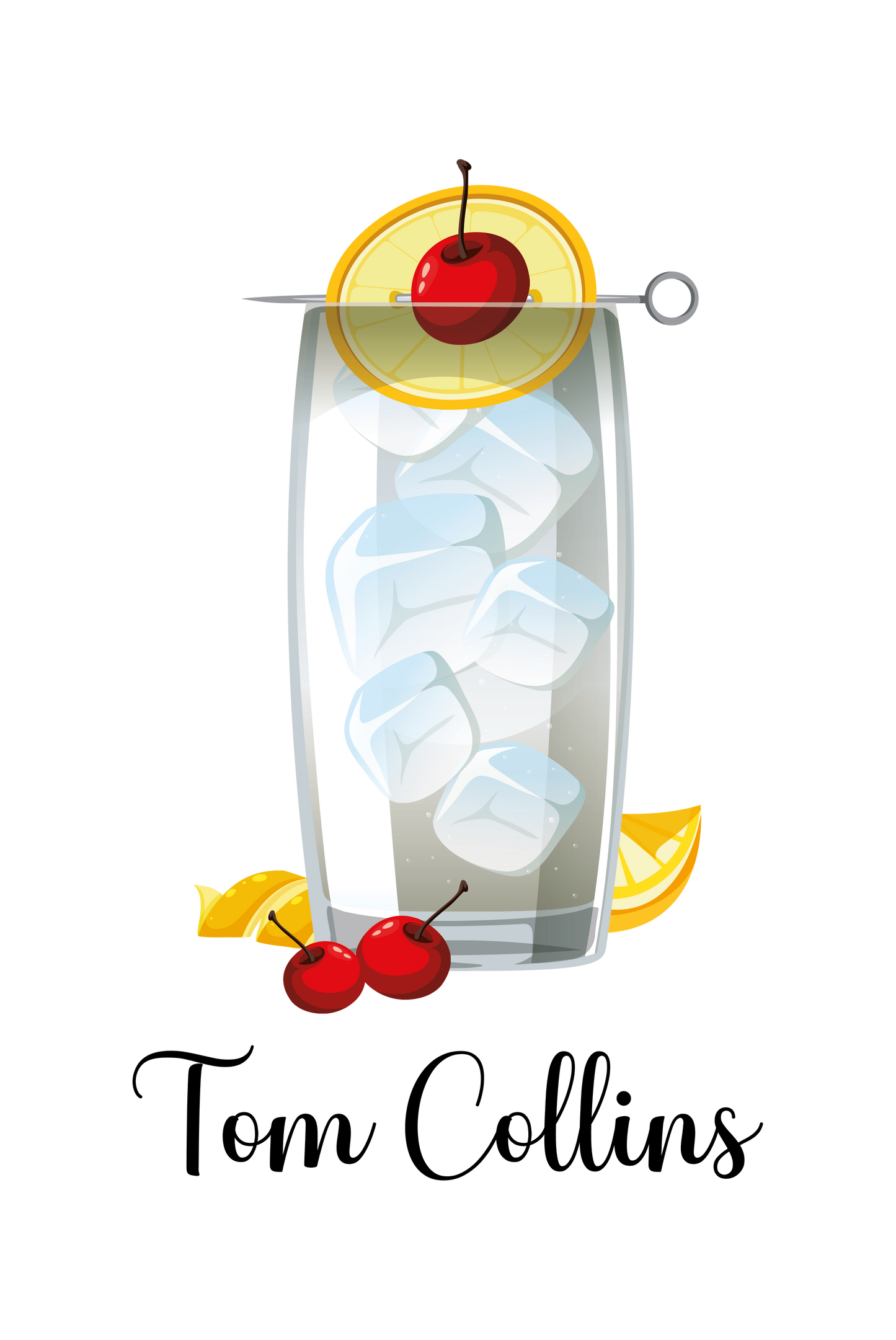 Tom Collins - Cafe plate