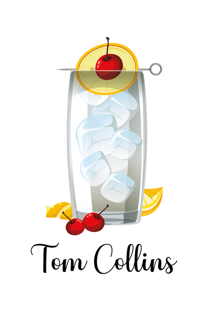 Tom Collins - Cafe plate