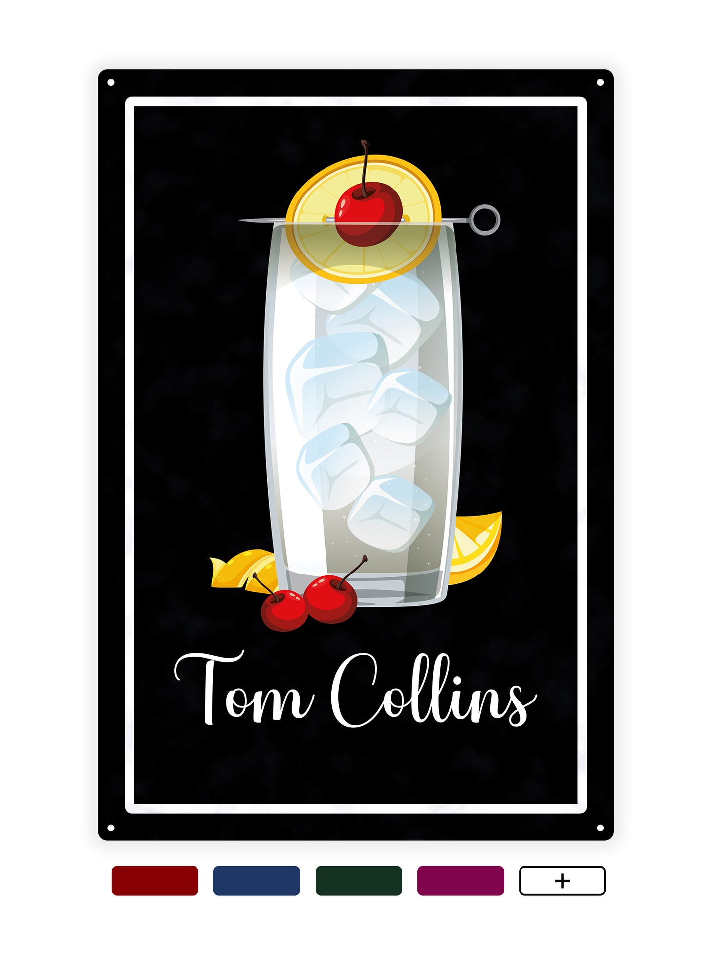 Tom Collins - Cafe plate