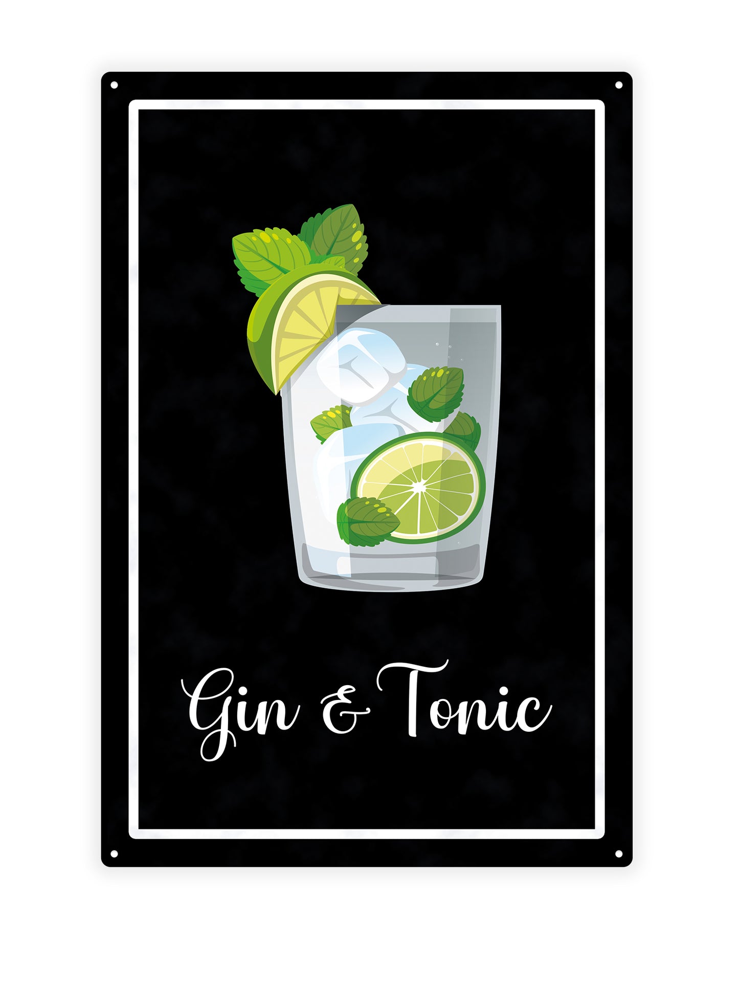 Gin and Tonic - Cafe board 