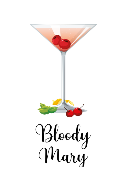 Blood Mary Two - Cafe Board